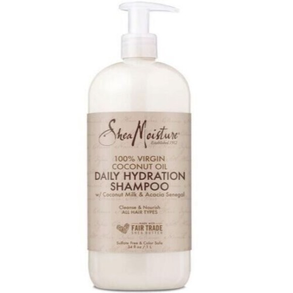 Shea Moisture 100% Virgin Coconut Oil Daily Hydration Shampoo or Conditioner - Picture 2 of 5